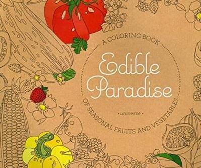 Cookbook cover that reads Edible Paradise