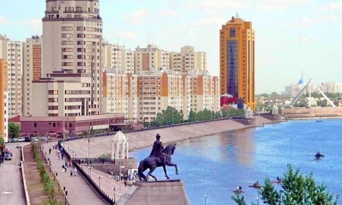 Photo of buildings in Kazakhstan