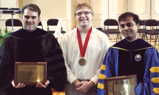 Dr. Havill, Dr. Lall, and Nat Kell ’13 Honored at the 2013 Academic Awards Convocation