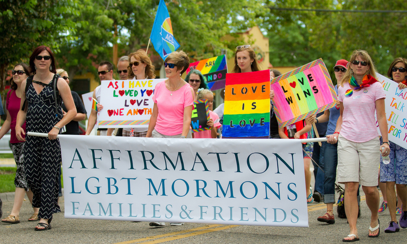 Image depicting peaceful march in support of LGBTQ rights