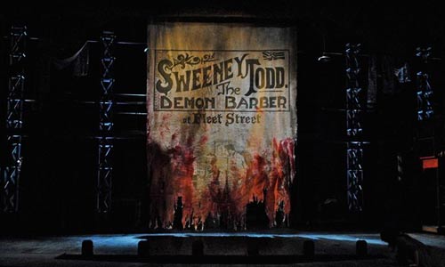 Photo for promotion of the musical “Sweeney Todd: The Demon Barber of Fleet Street.”