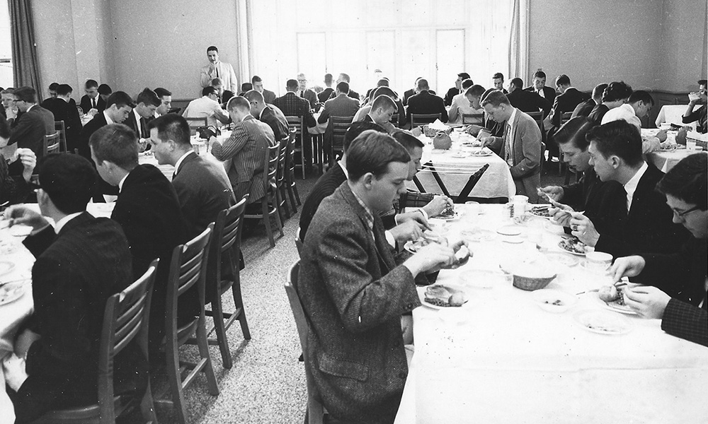 Curtis Dining Hall in 1966