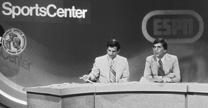 SportsCenter debuted in 1979. Bodenheimer joined ESPN two years later as a “mailroom guy.” One of his responsibilities included serving as a driver to Dick Vitale.