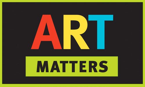 Picture saying ART MATTERS 