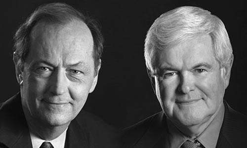Bill Bradley and Newt Gingrich