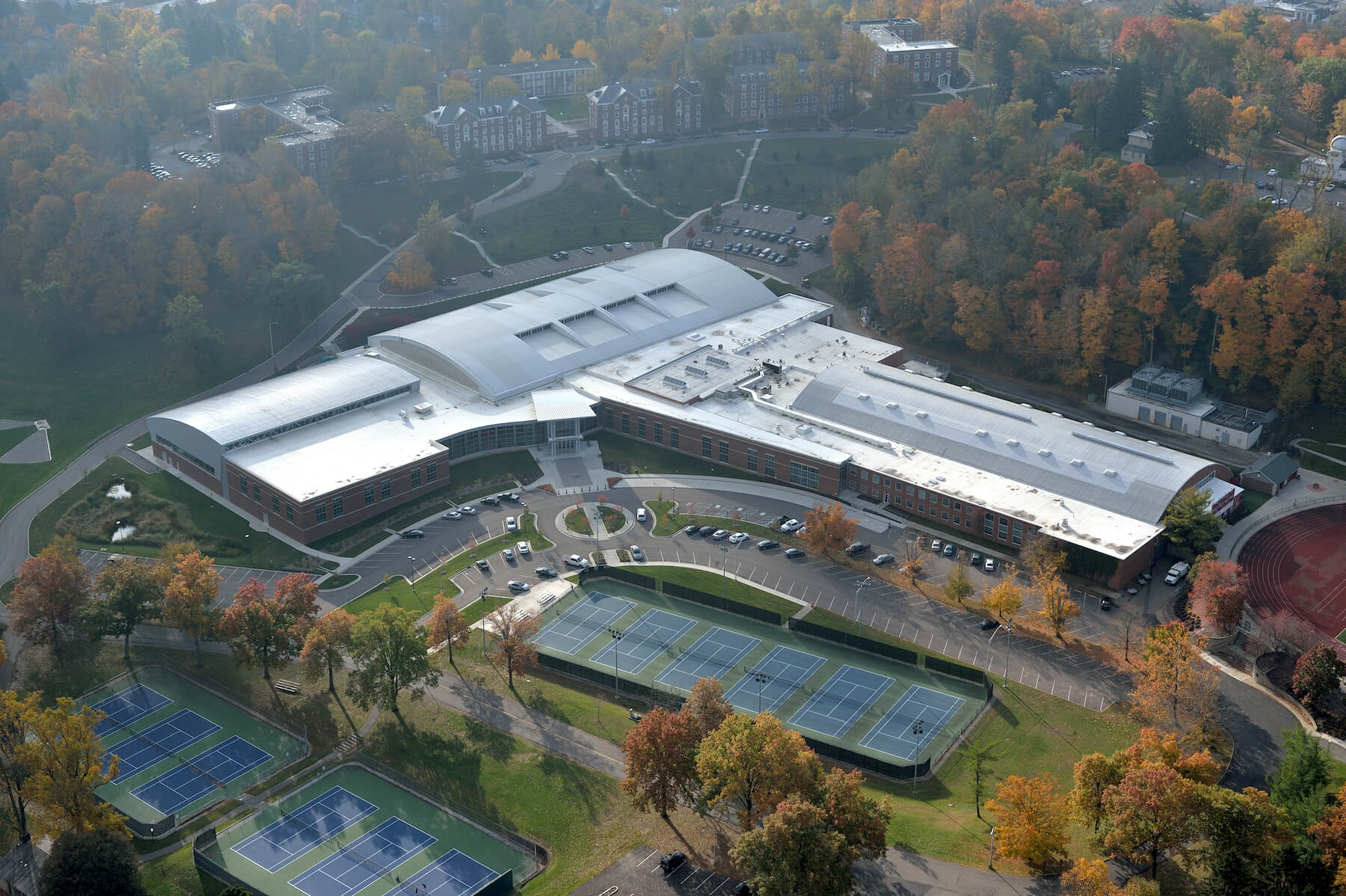 Denison University Campus Map Athletics Quad | Campus Map