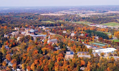 Photo of Denison University campus 