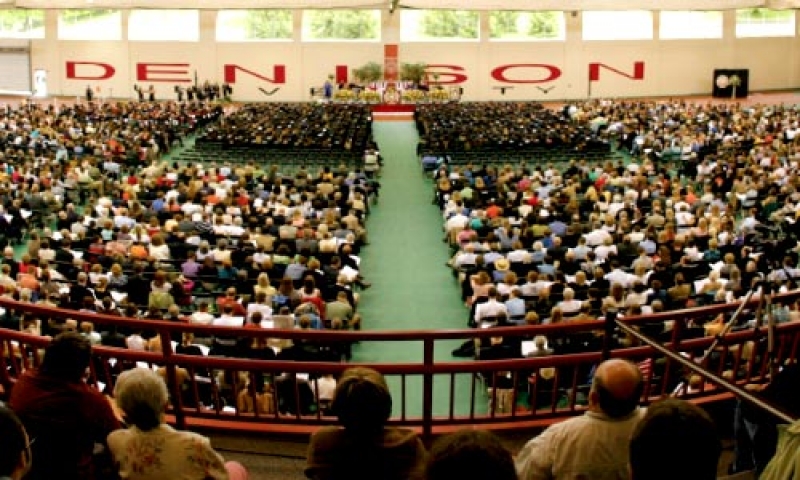 Denison Commencement in the Mitchell Center