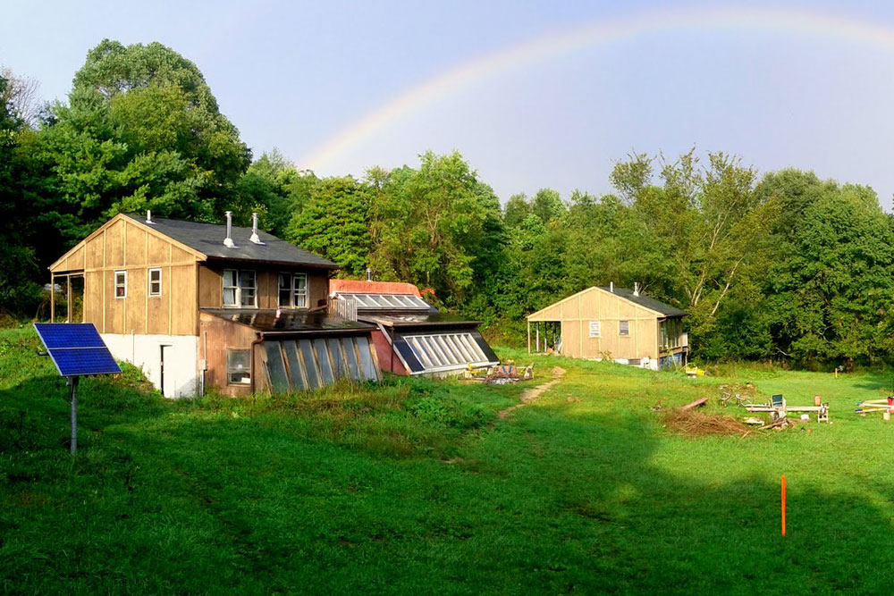 Homestead and a rainbow