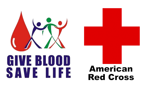 Give Blood, Save Life, Red Cross Logo