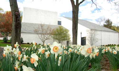 Burke Hall in springtime