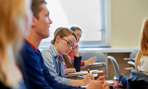 Students in classroom