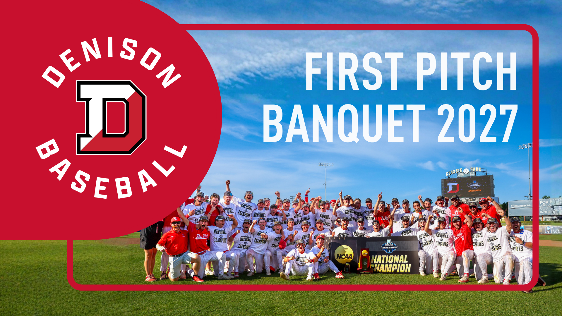 Big Red Baseball First Pitch Banquet 2027 | Saturday, January 30, 2027 at 5:30 PM EDT