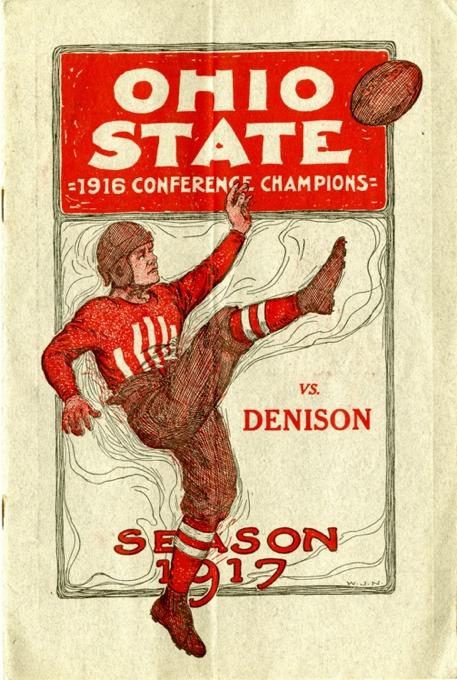 Ohio State football poster for the 1917 season