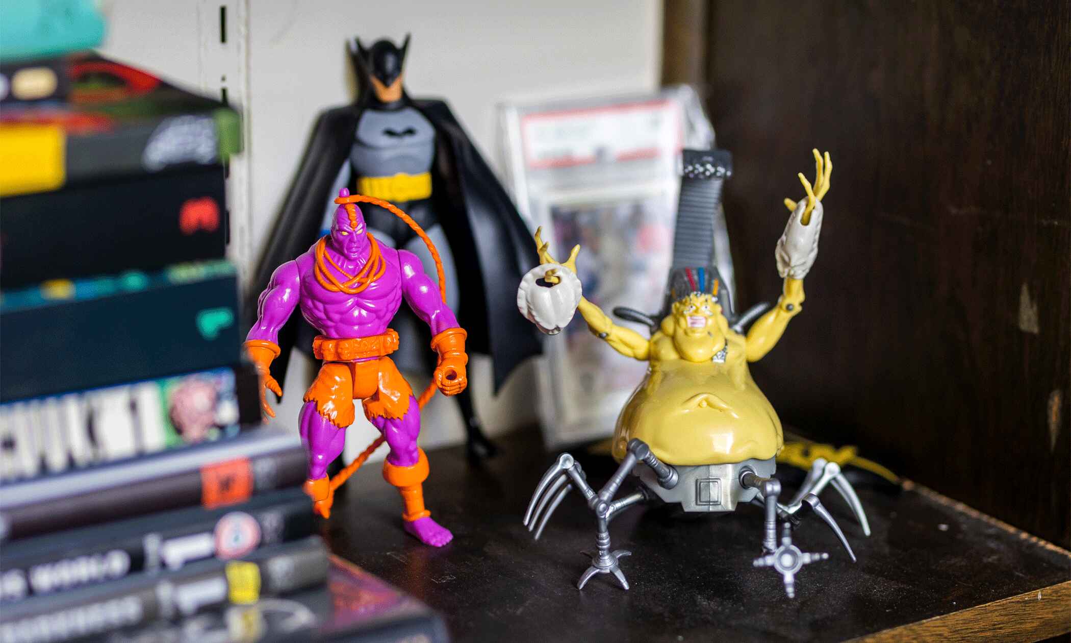 Two action figures