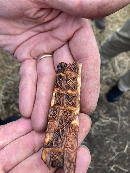 Item that was found during the excavation