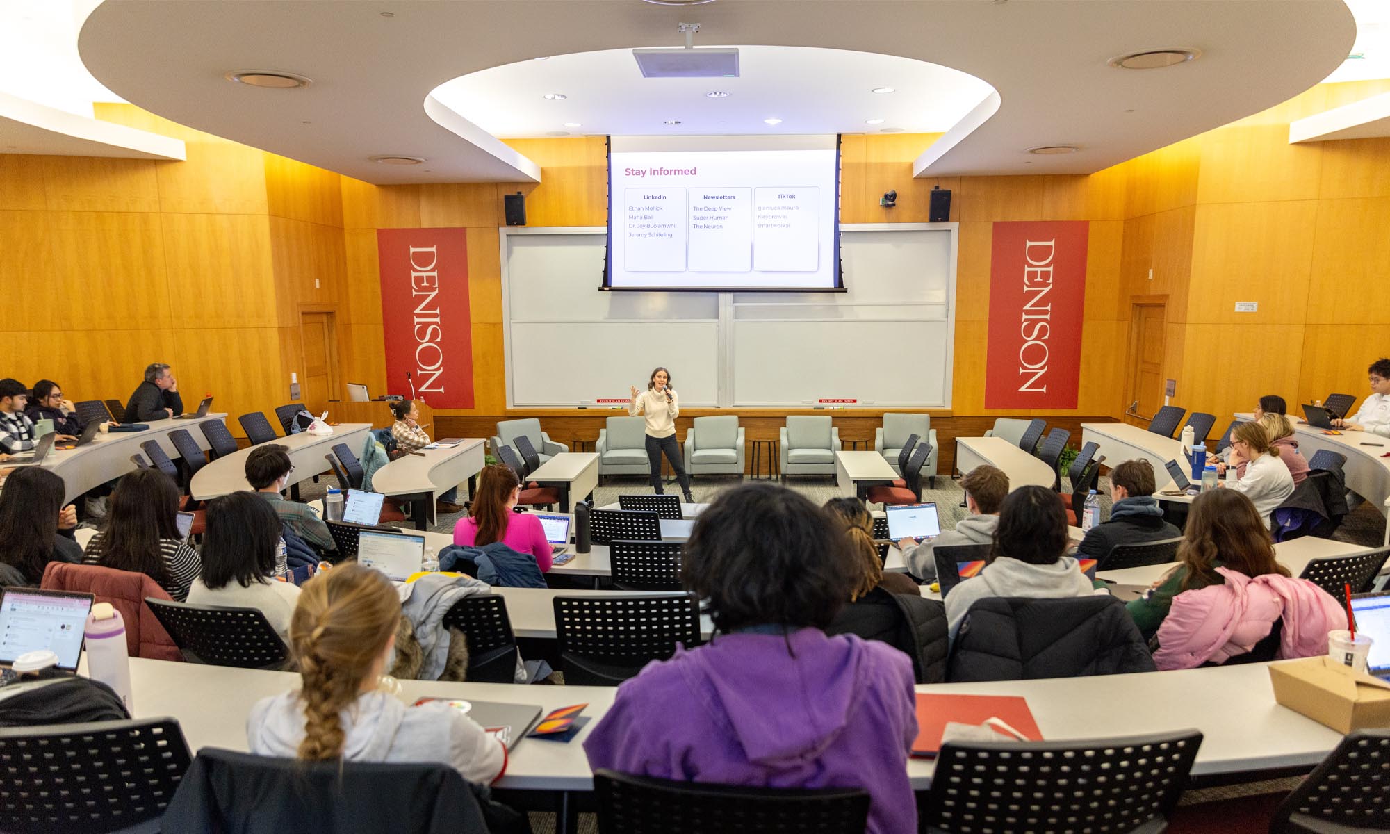 Denison lecture hall.
