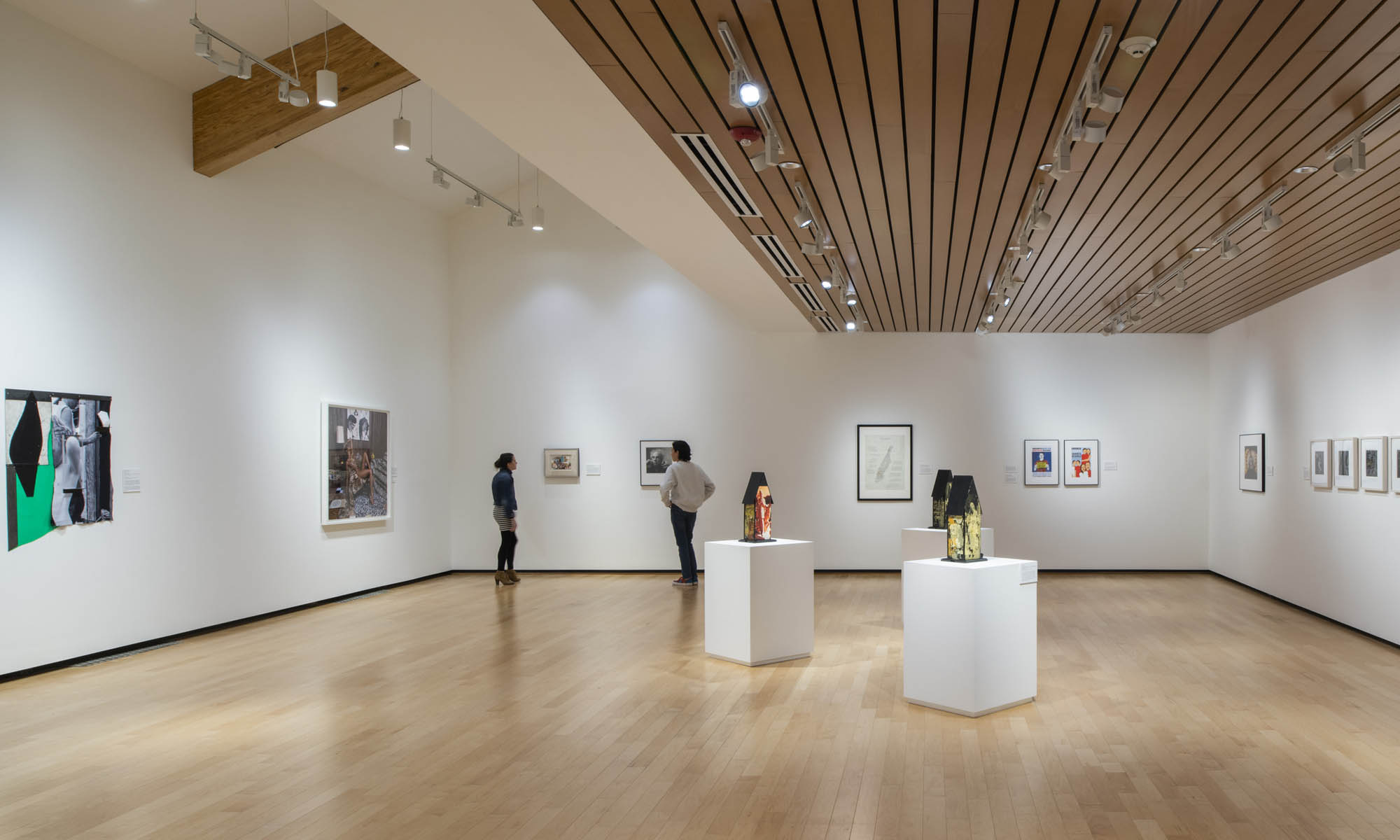 Interior view of a museum gallery.