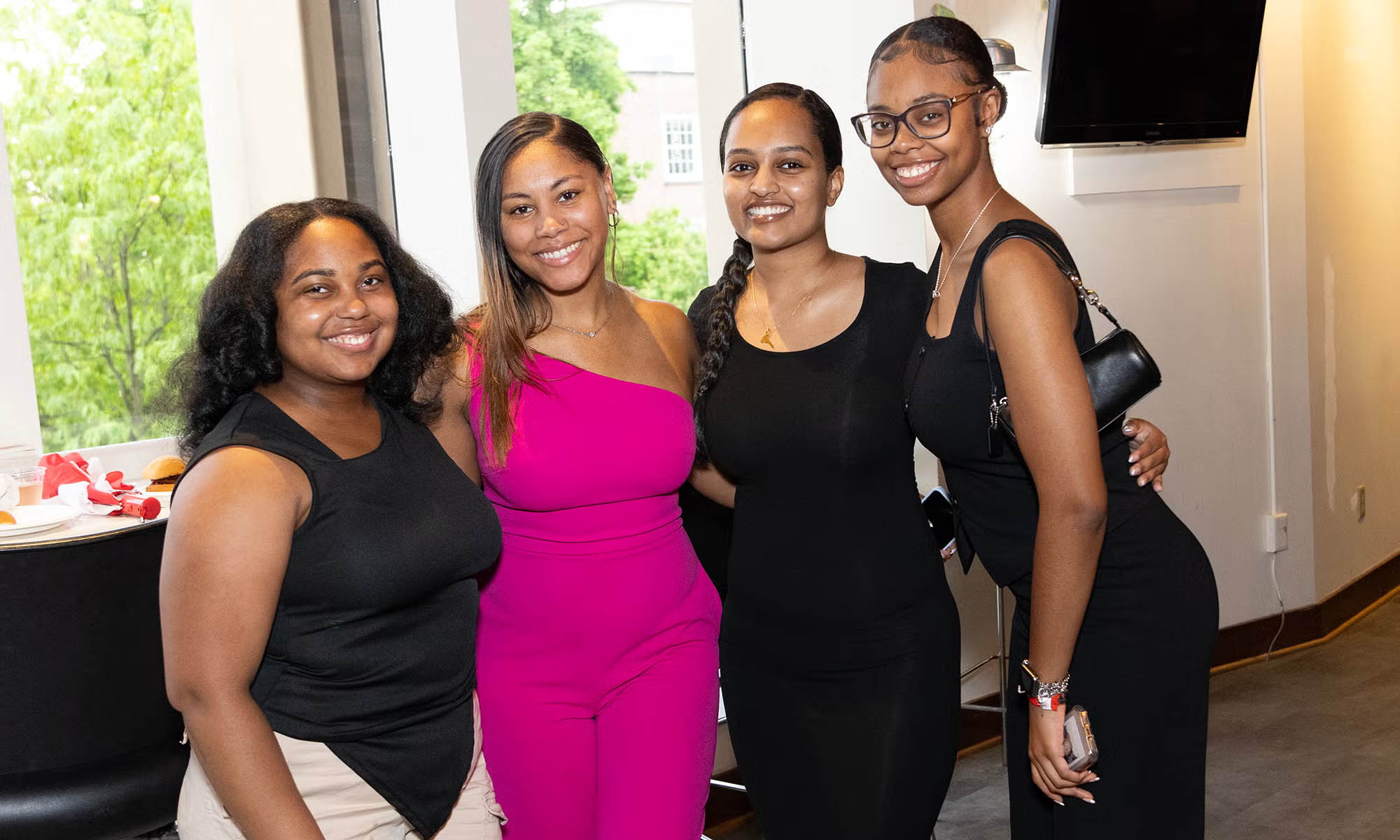 Seniors attend the Presidential Reception.