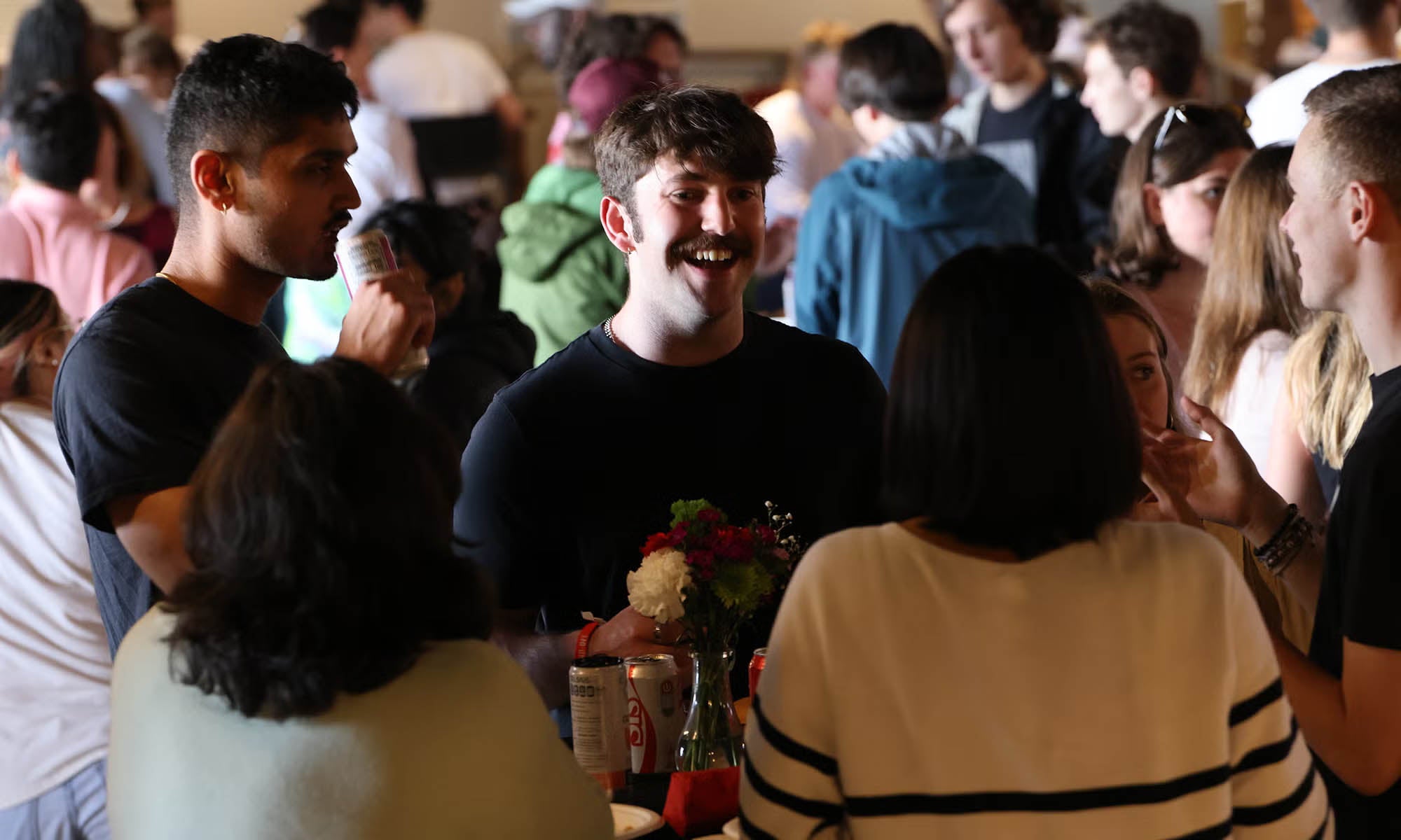 Seniors attend the Presidential Reception.