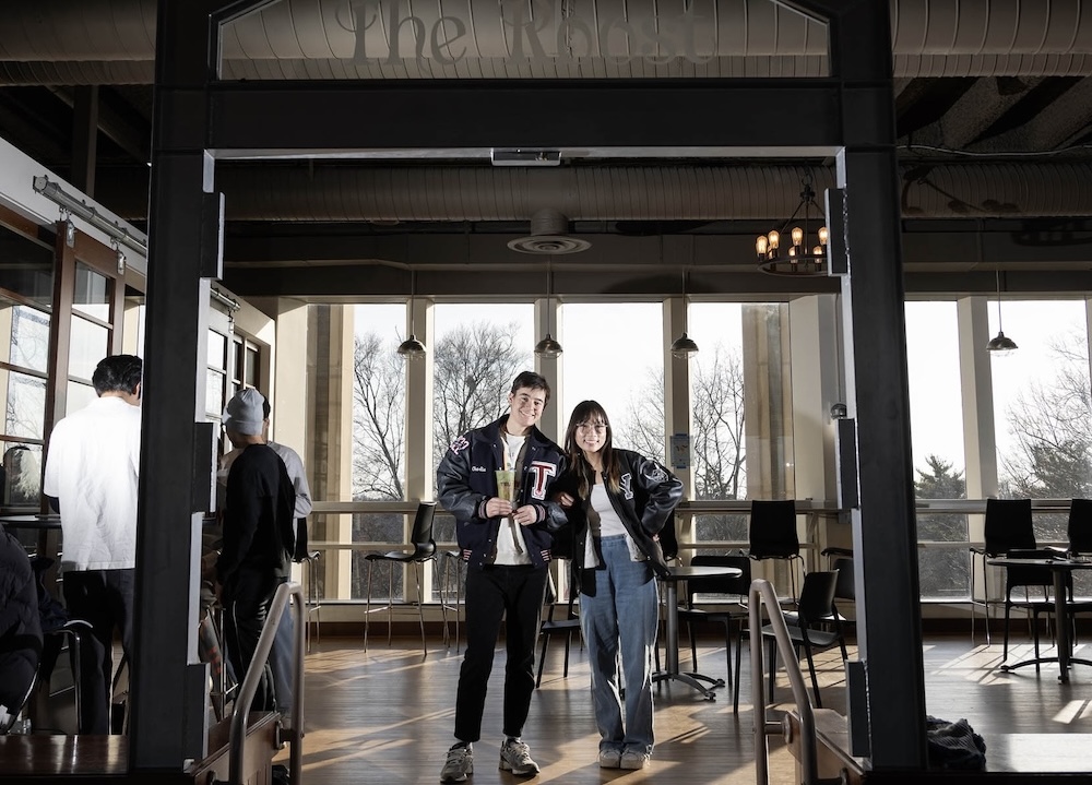 TruCha founders Truc Hoang ’26 and Charlie Kuchler ’26