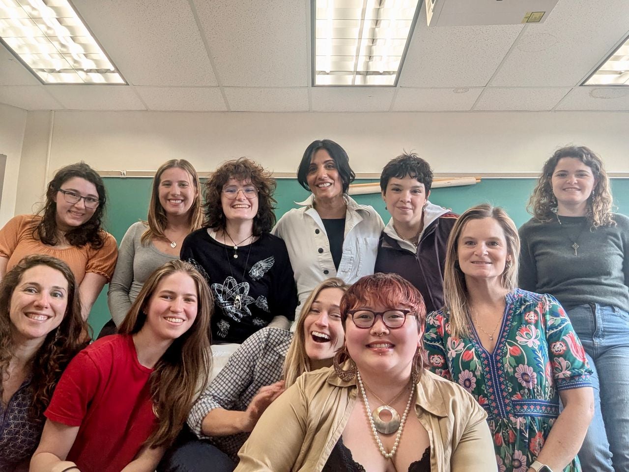 A group of smiling students 