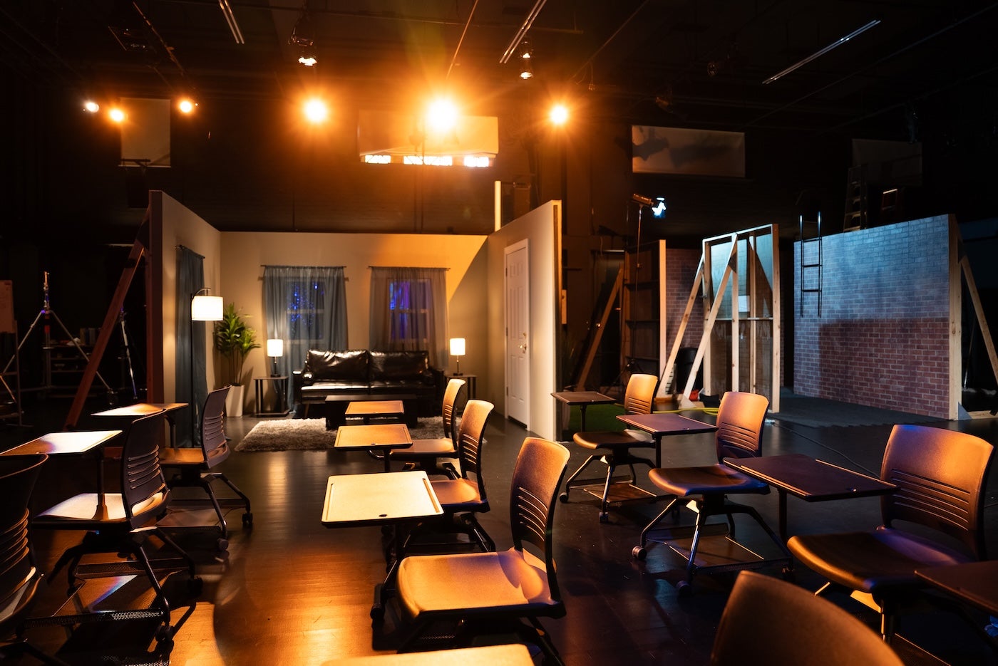 Interior view of Doane Cinema