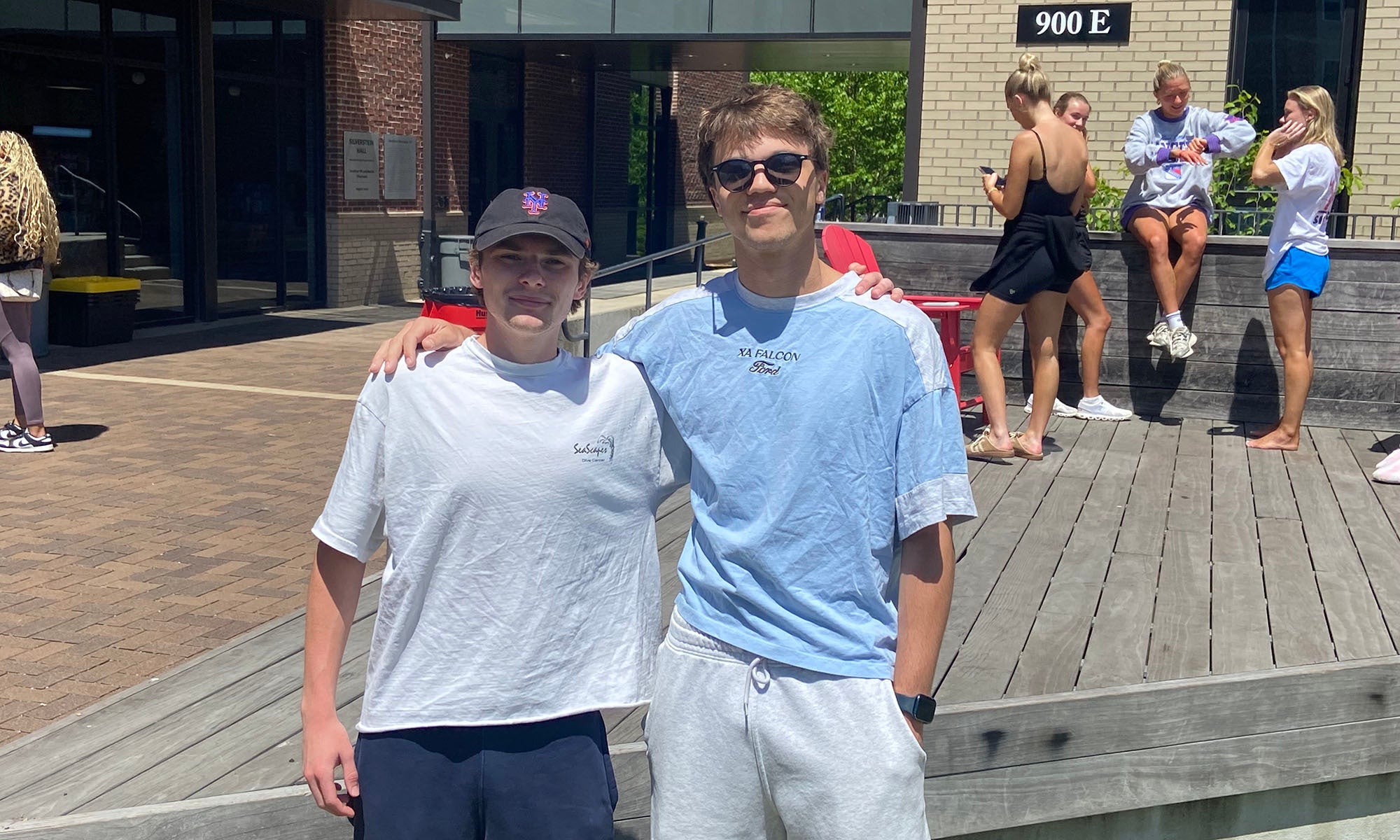buddies in front of Slivy