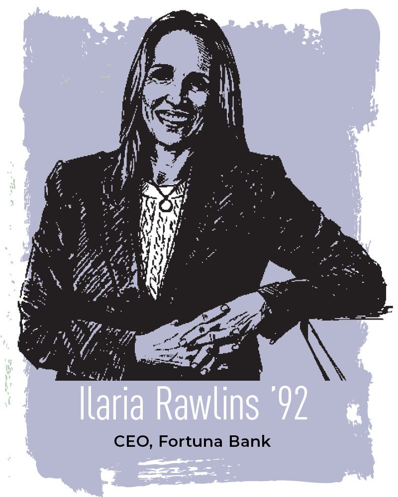 Ilaria Rawlins ’92 CEO, Fortuna Bank