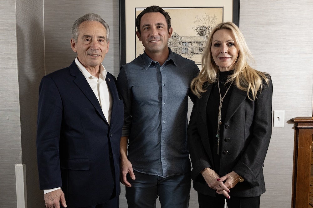 Paul Dimitruk ’71 Pʼ00, Michael Dimitruk ʼ00, and Ingrid Dimitruk Pʼ00