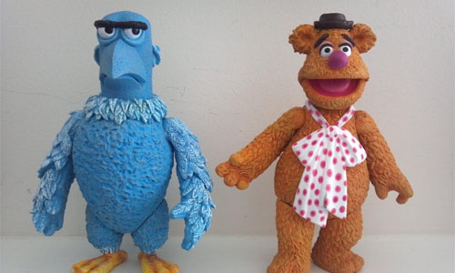 Photo of two puppets 