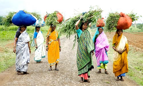 Photo of women in the rural area