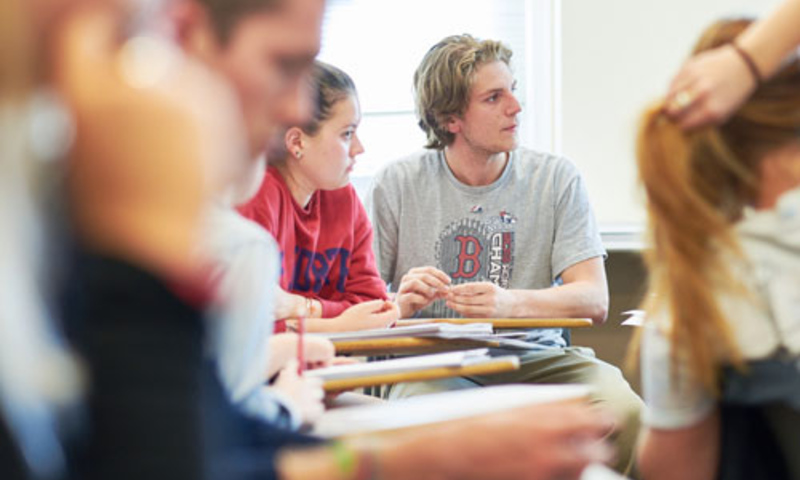 Denison Student in Class