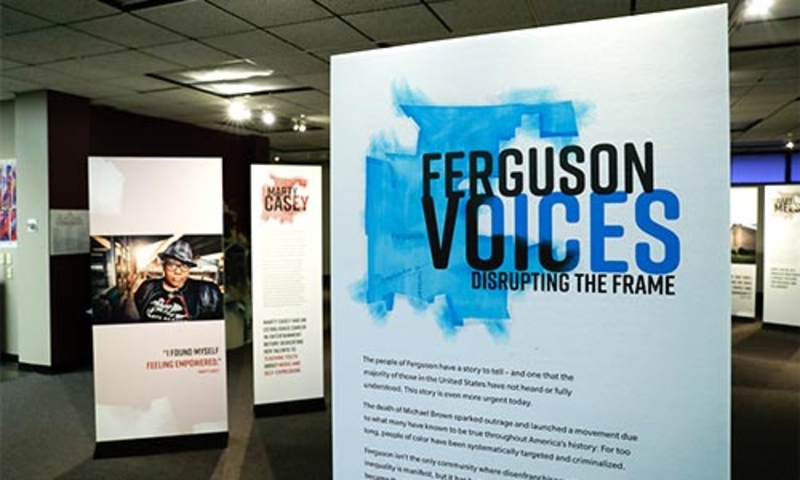 Ferguson Voices exhibit