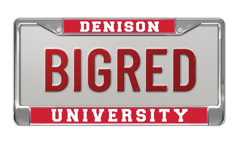 Big Red License plate frame
