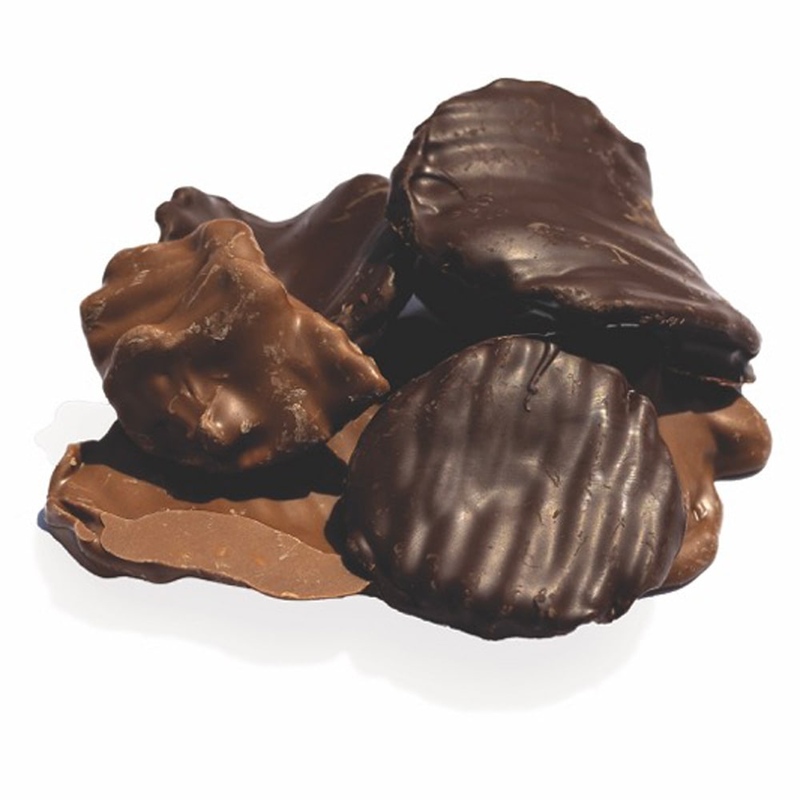 Chocolate covered chips