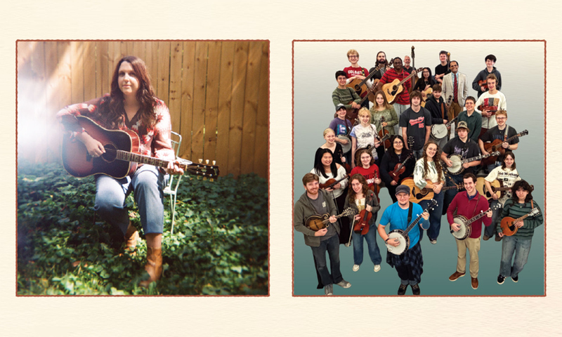 Caroline Spence ’11 and student bands from the American Roots Ensemble