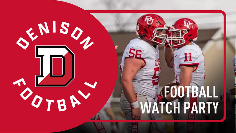 Denison Football Watch Party | Saturday, October 24, 2026 at 3:30 PM EDT