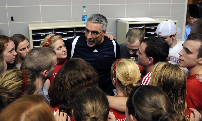 Denison coach Gregg Parini not only led the men’s team to a Division III NCAA title, but he guided the Big Red women to a second-place finish.