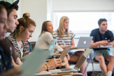 Denison students in classroom