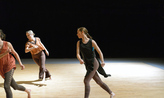 Students dancing