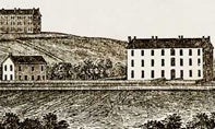 Historical illustration of campus