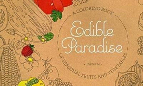 Cookbook cover that reads Edible Paradise