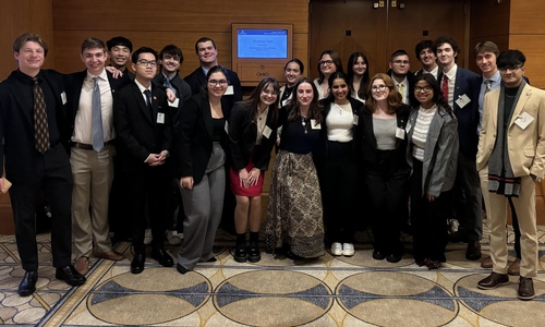 Denison students at American United Nations Conference