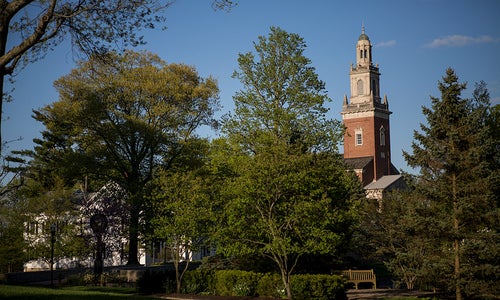 Dension's iconic Swasey Chapel