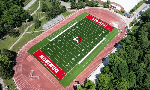Aerial view of Deeds Field-Piper Stadium.