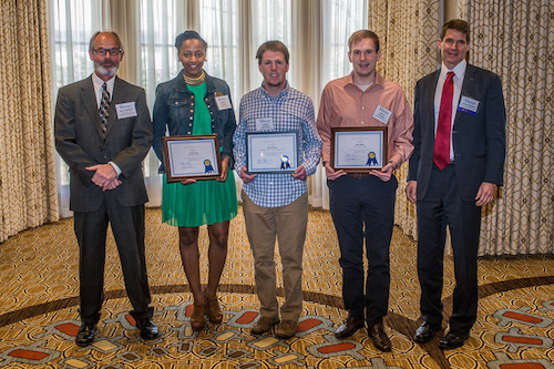 image of students honored with Kussmaul Award