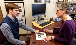 Carter Patton ’23 tapped his family past for an inventive senior project on World War II
