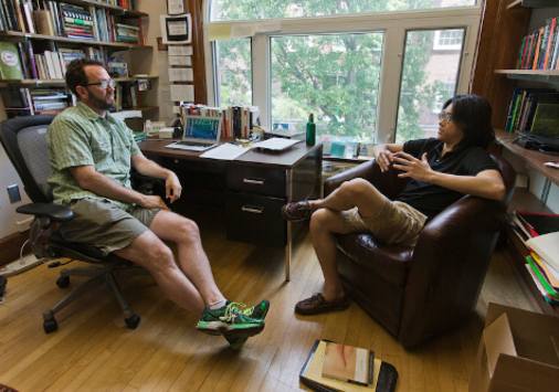 Dennis Lu in meeting