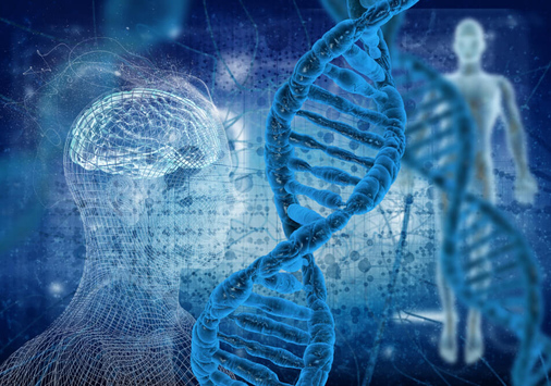 stock image human dna